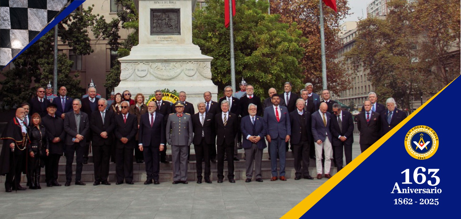 Gran Logia rinde homenaje a O´Higgins y Carrera
