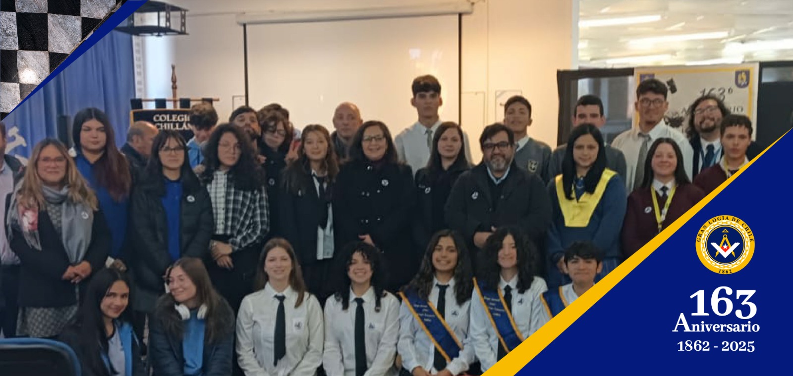 En Chillán: Conversatorio y acto en Homenaje a los 163 años de la Gran Logia de Chile