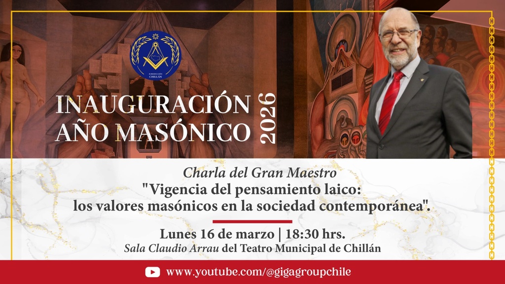 Inicio año Masónico 2026: Charla del Gran Maestro