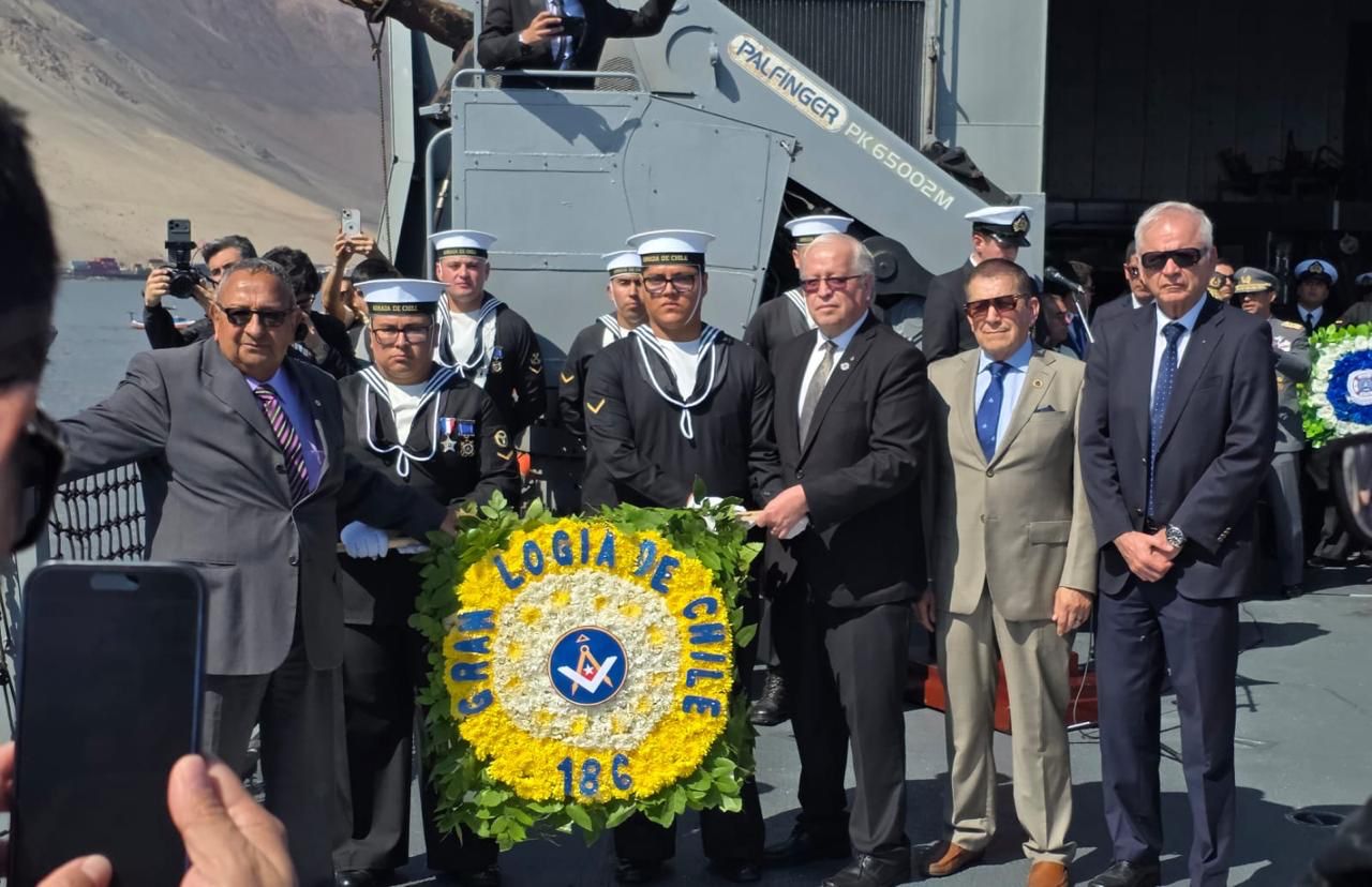 Masonería iquiqueña se suma a homenaje a las Glorias Navales