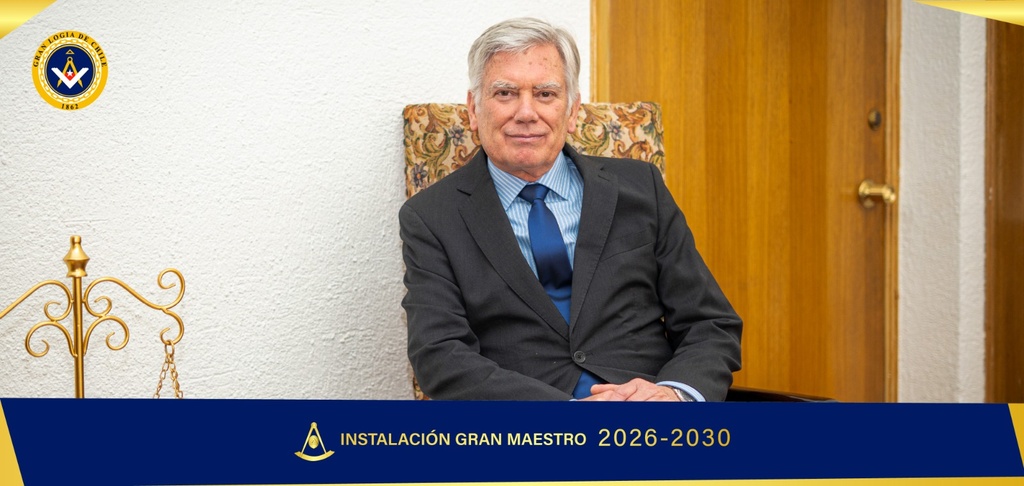 Juan Eduardo Urrutia Bordagaray asumió como Gran Maestro de la Gran Logia de Chile