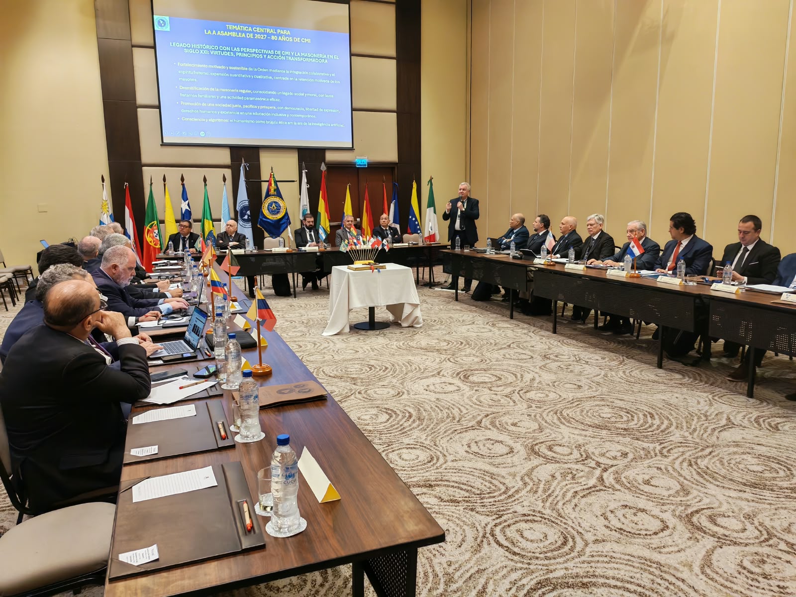Gran Logia de Chile participa en reuniones de la VI Zona de la CMI y de Comasud en Bolivia